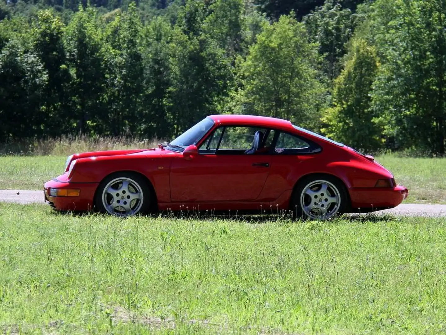 Porsche 964 RS org. unfallfrei, kein Käfig, Mag.,unverbast. Red - 1