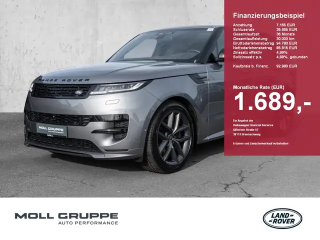 Land Rover Range Rover Sport P440e Hybrid Dynamic SE Pano Meridian LED