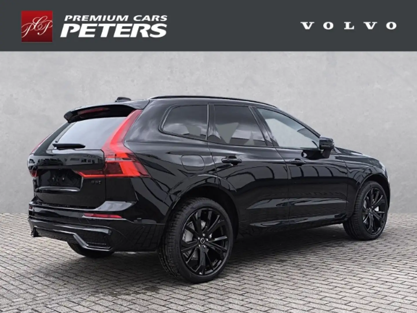 Volvo XC60 Plus Black Edition AWD B5 Benzin EU6e El. Panodach Schwarz - 2