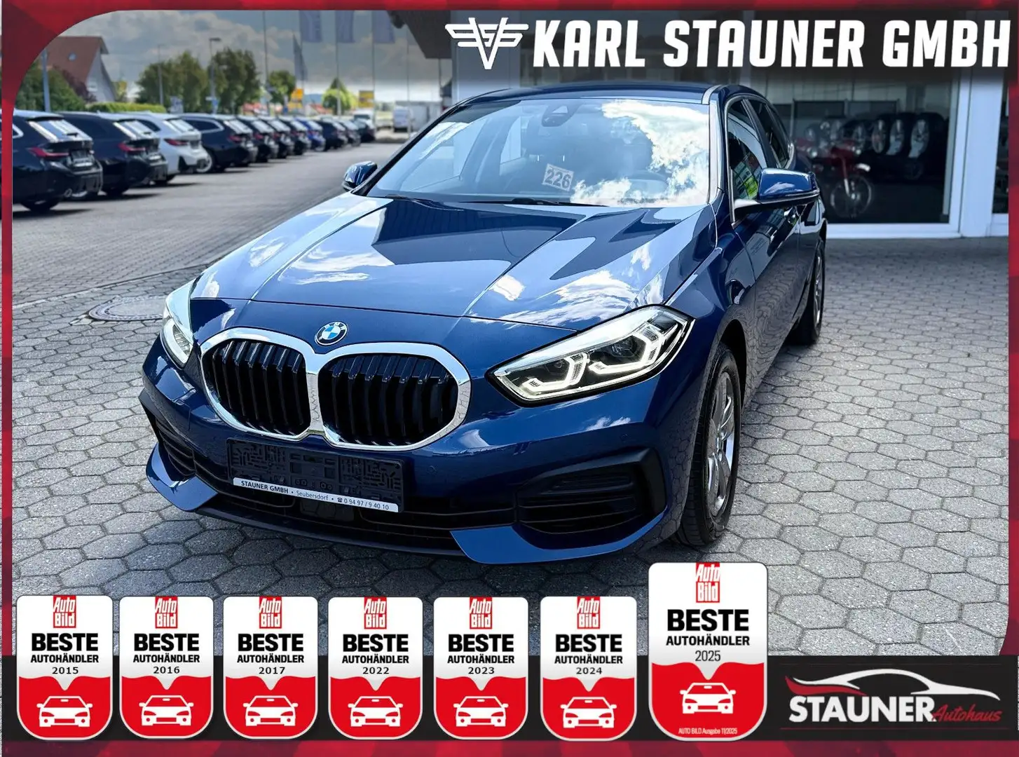BMW 116 i Limousine Advantage LHZ LED PDC Blau - 1