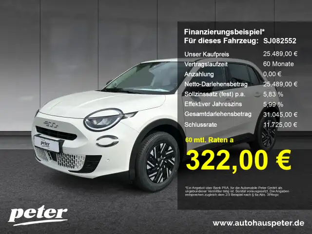 Fiat 600 600 1.2 Mild-Hybrid Sonderedition (EURO 6e)