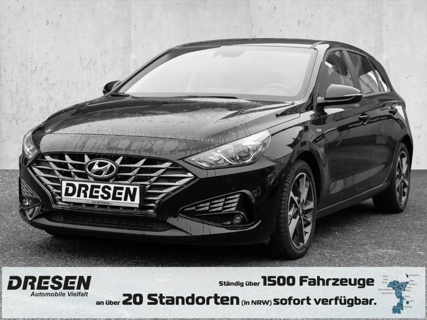 Hyundai i30 1.0 T-GDI 48V Trend Navi Klimatronic Kamera SHZ LH Schwarz - 1