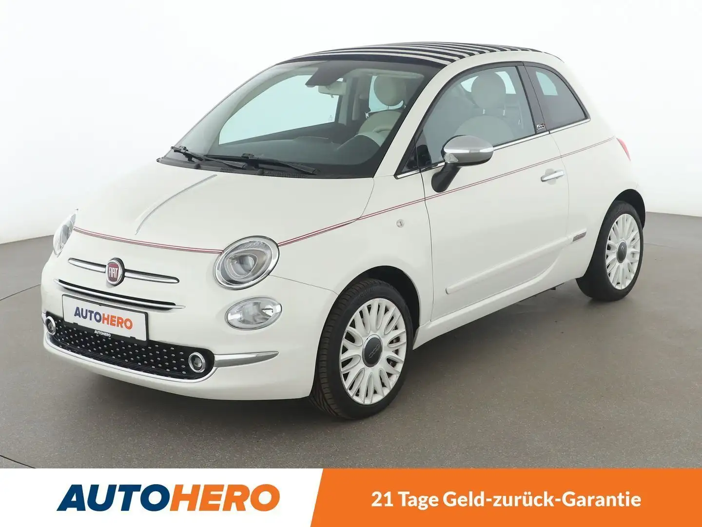 Fiat 500C 1.2 DolceVita Aut.*CABRIO*PDC*KLIMA*WENIG-KM* Gris - 1