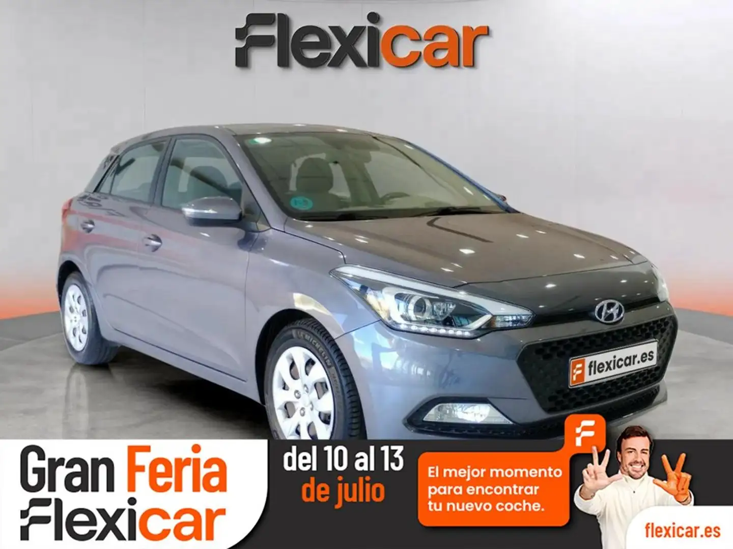 Hyundai i20 1.1CRDI Essence Gris - 1