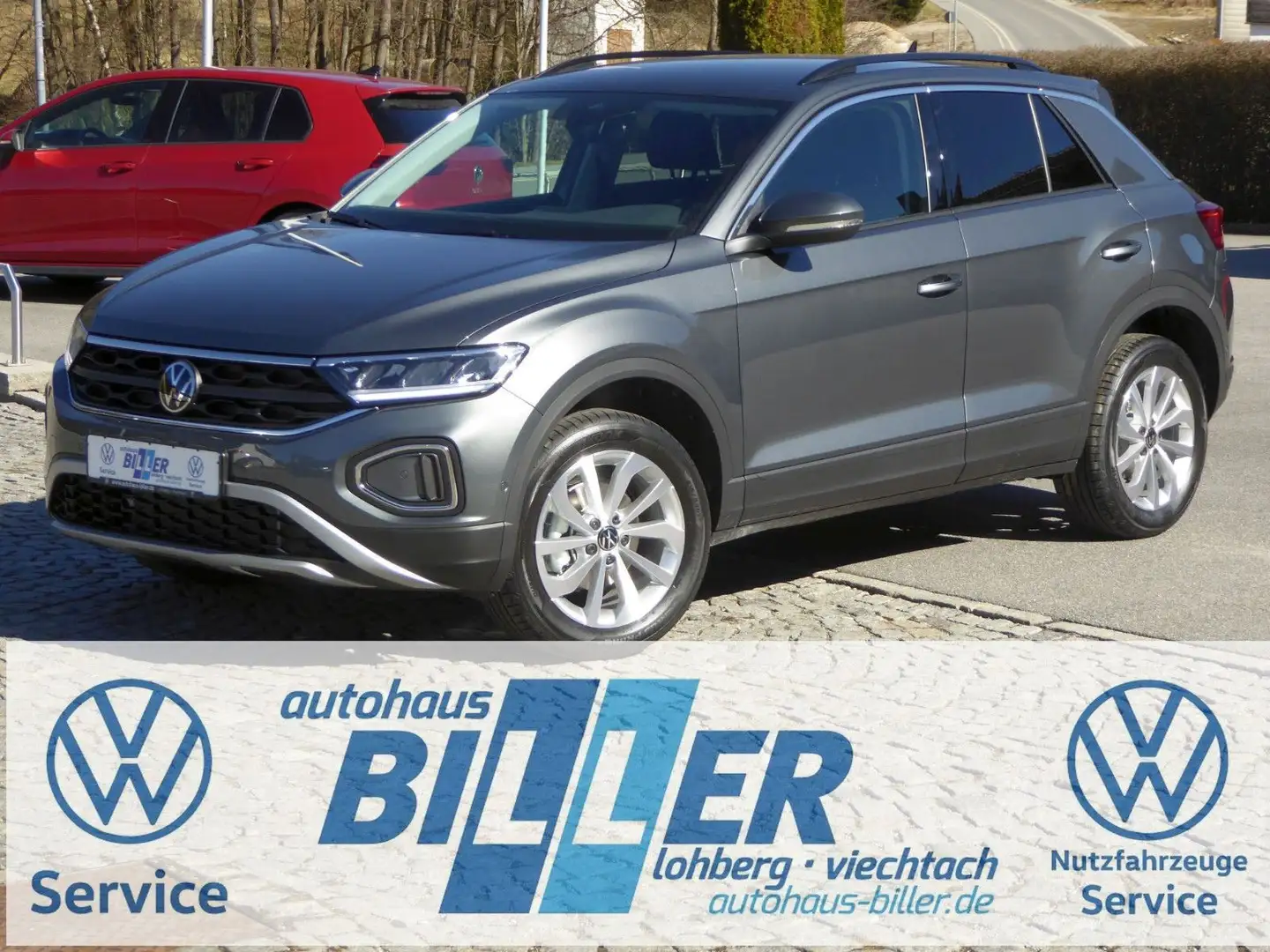 Volkswagen T-Roc 1.5 TSI DSG AHK|Kam|17"|Keyl|Garant. 02/29 Grau - 1
