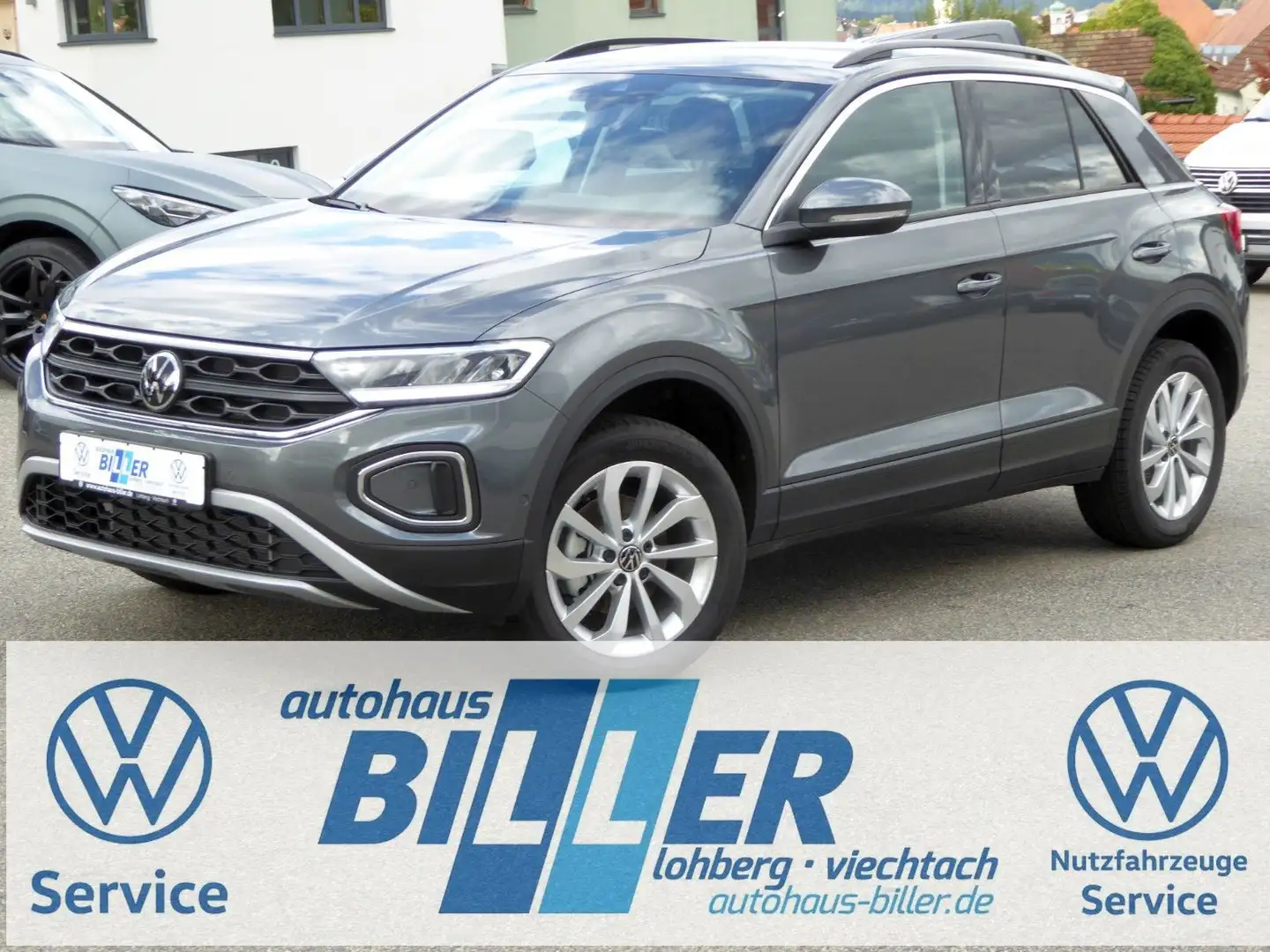 Volkswagen T-Roc 1.5 TSI DSG AHK|Kam|17"|Keyl|Garant. 02/29 Gris - 1