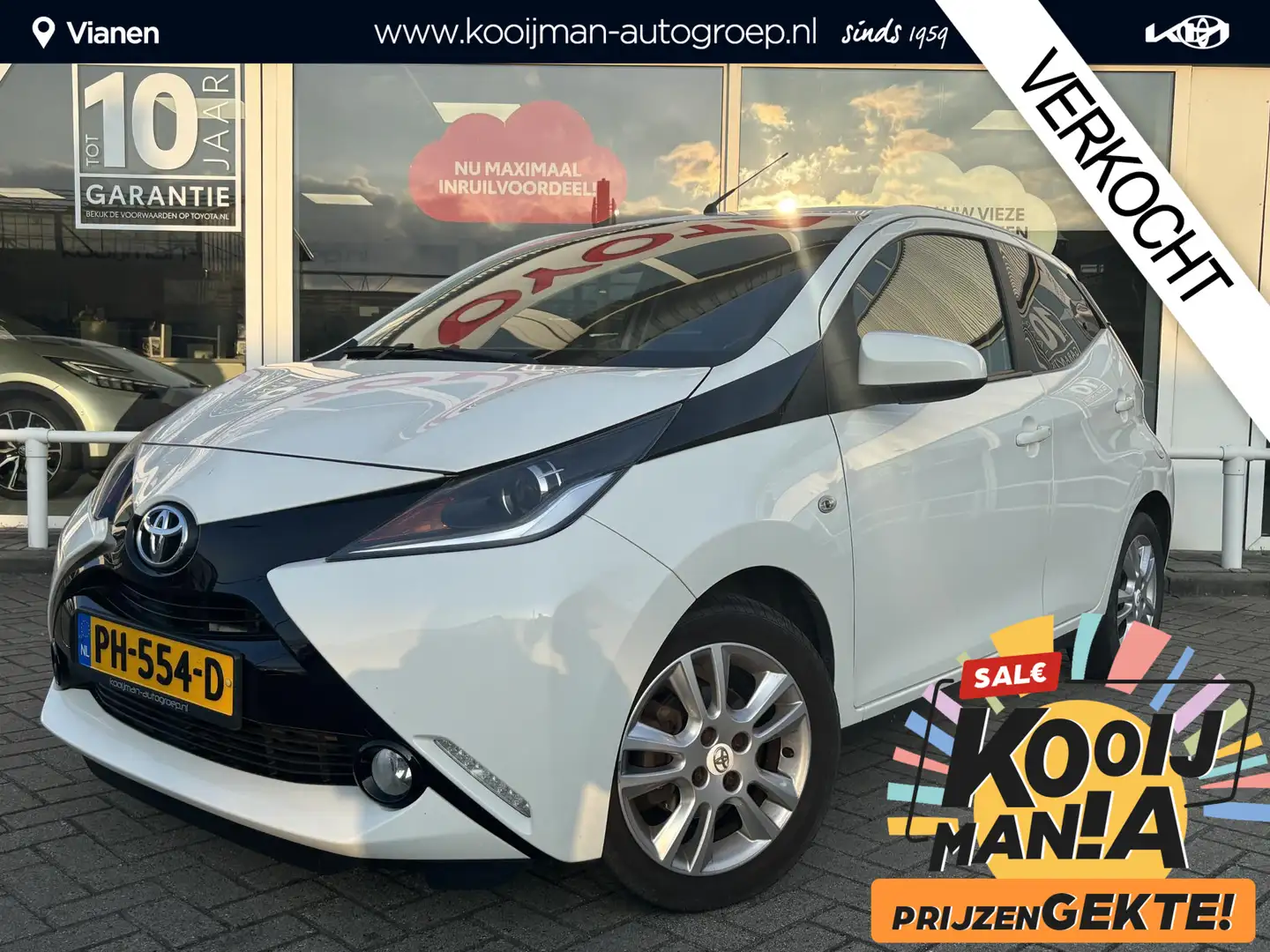 Toyota Aygo 1.0 VVT-i x-joy NL auto, zeer netjes Blanc - 1