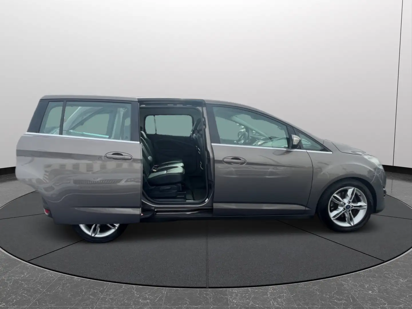 Ford Grand C-Max Titanium+Panorama+LEDER+PDC+ALU Gris - 2