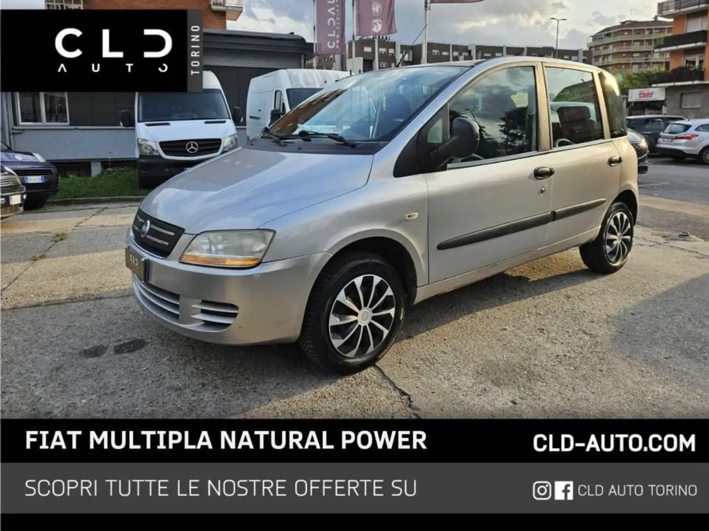 Fiat Multipla 1.6 16V Natural Power Grau - 1
