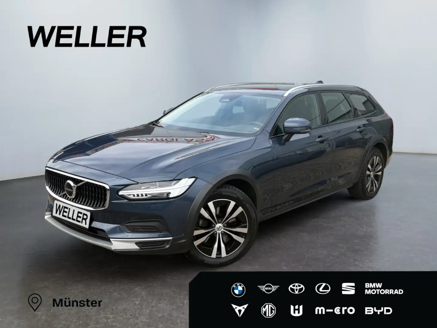 Volvo V90 Cross Country B5 D AWD Ultimate *StHz*H/K*CAM* Blau - 1