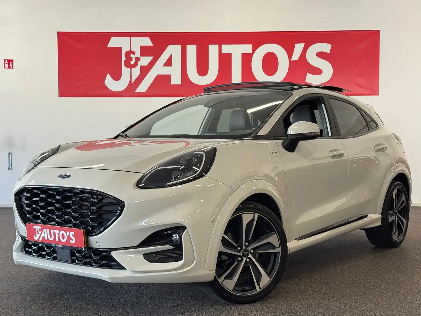Ford Puma 1.0 HYBRID ST-LINE X NAVIGATIE/CAMERA, PANORAMA, C Blanc - 1