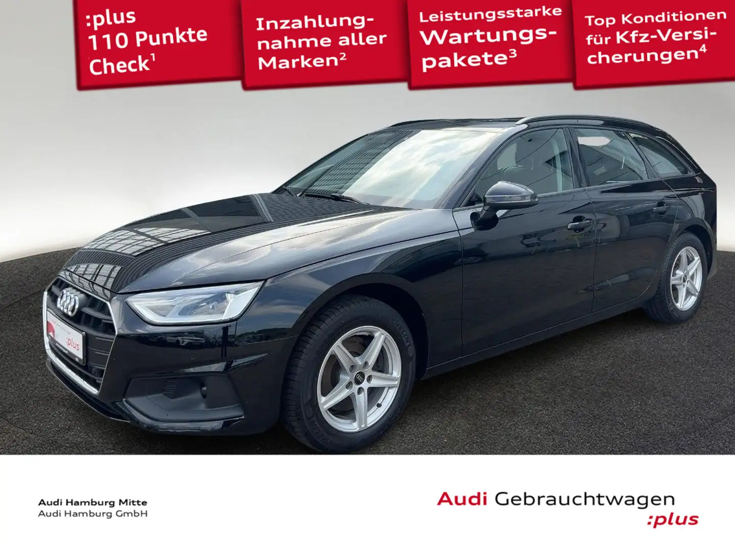Audi A4 35 TDI S tronic AHK PDC Sitzhzg Navi Schwarz - 1