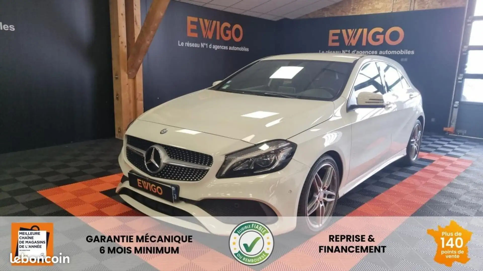 Mercedes-Benz A 180 Mercedes 1.6 180 120 FASCINATION PACK AMG 7G-TRONI Blanc - 1