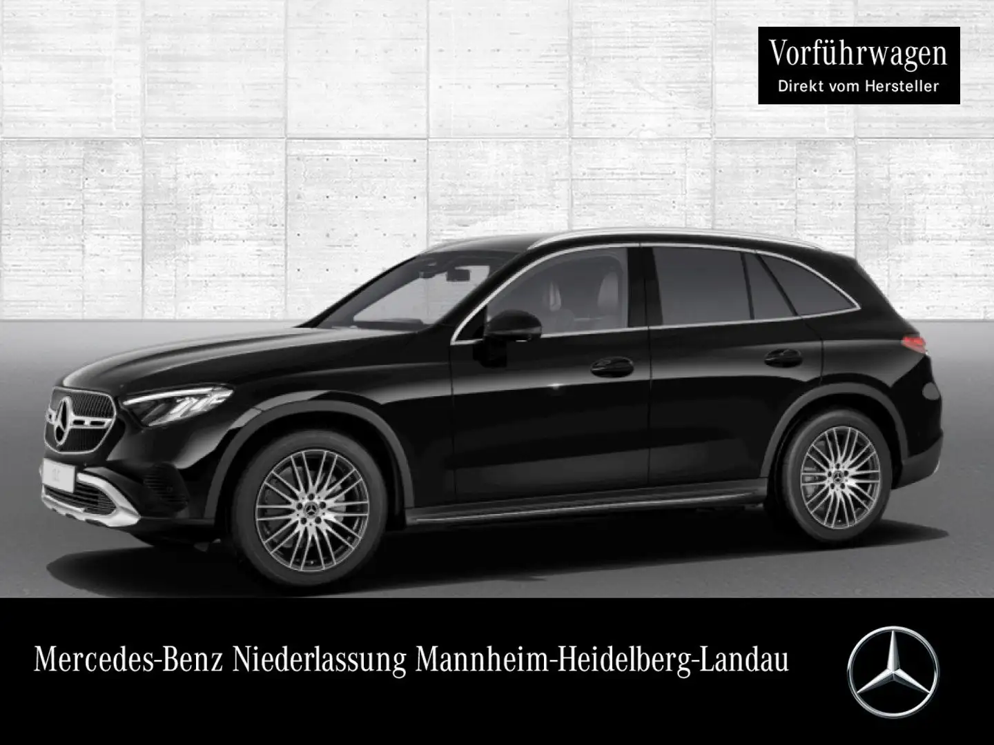 Mercedes-Benz GLC 200 4M AVANTG+360+AHK+LED+TOTW+KEYLESS+9G Noir - 1