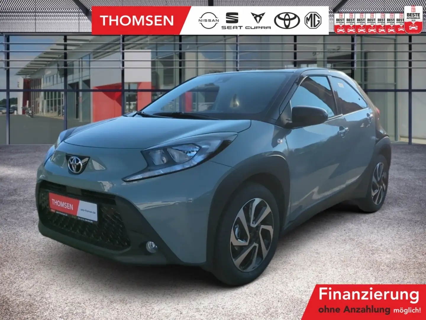 Toyota Aygo Team D 1.0 ACC Kamera SHZ SpurH Klima Verde - 1