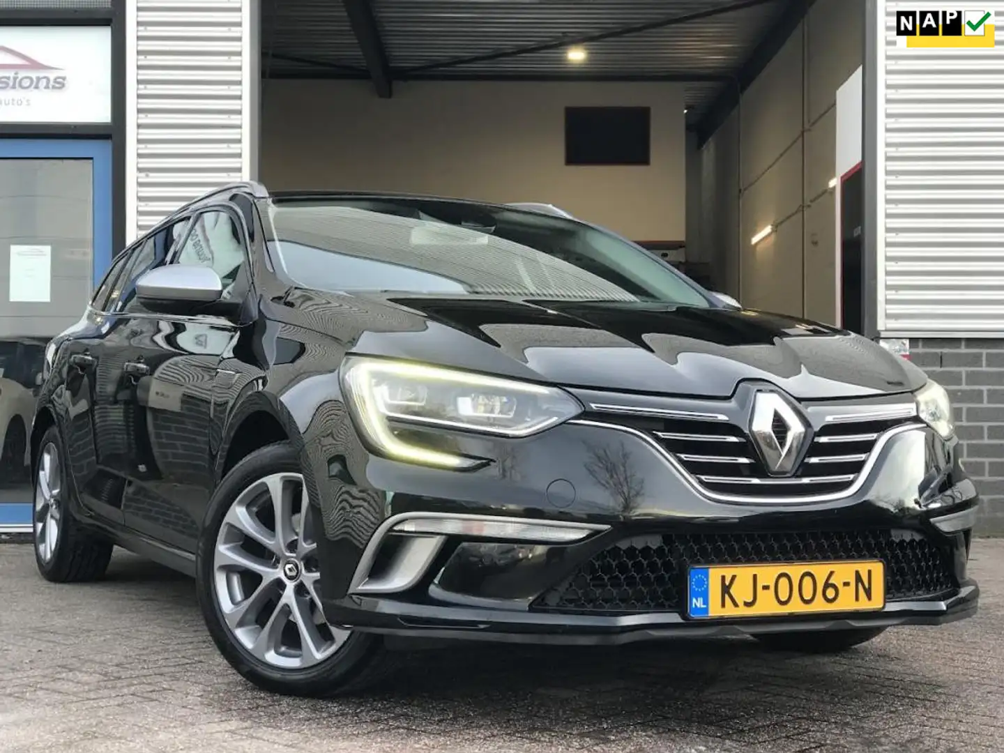 Renault Megane Estate 1.2 TCe GT-Line|Trekhaak|Navi|Clima|Bose Zwart - 1