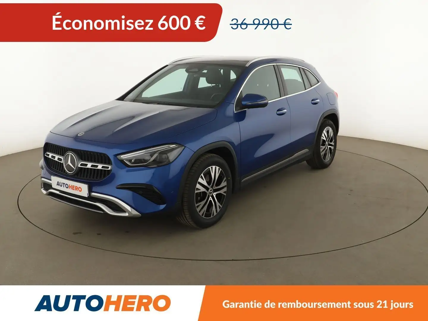 Mercedes-Benz GLA 200 200 Progressive Line 7G-DCT Bleu - 1