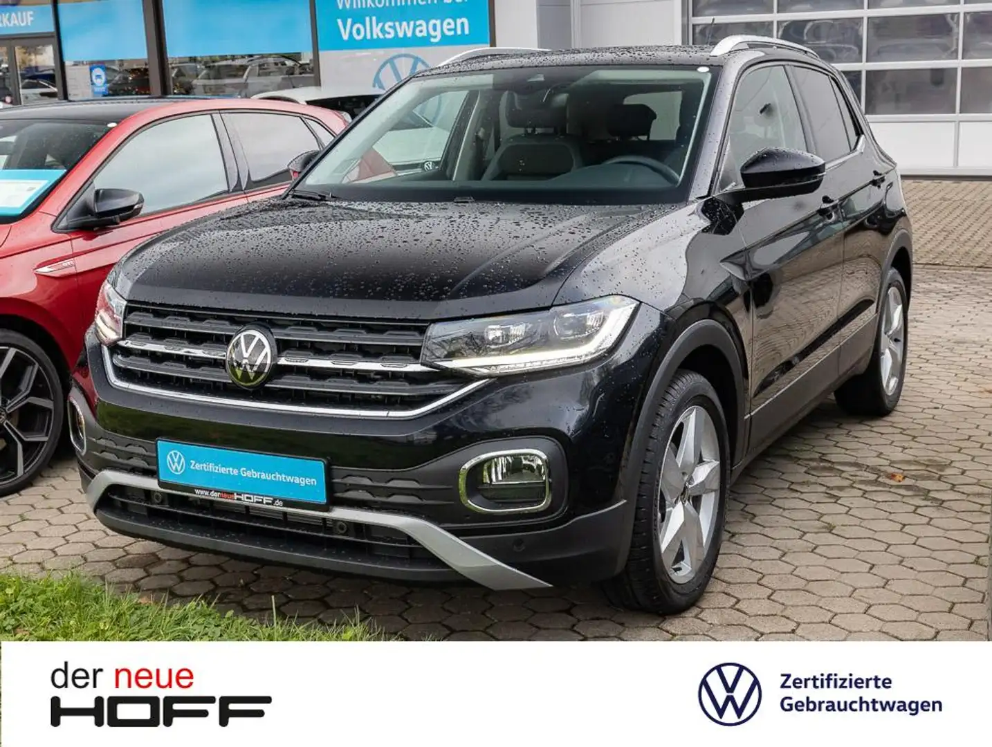 Volkswagen T-Cross 1.0 TSI DSG Style Navi ACC APP Klima Kamera LED Schwarz - 1
