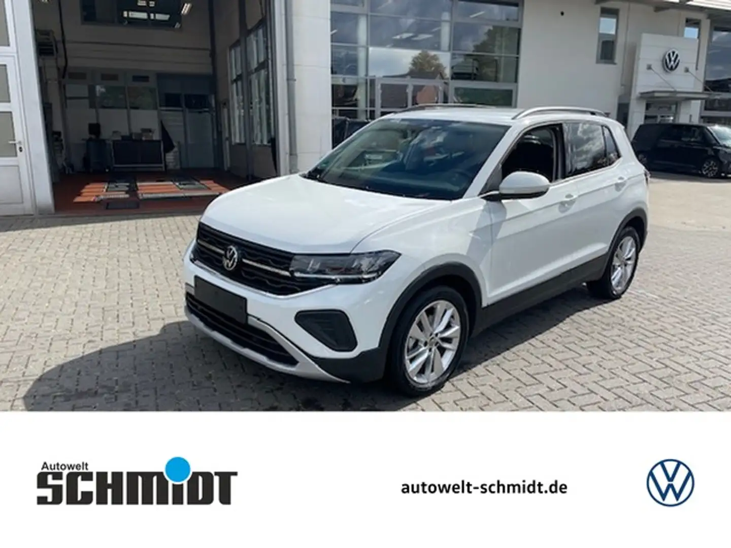 Volkswagen T-Cross 1.0TSi DSG Life R-Kamera NaviMedia ACC 17Zoll L... Weiß - 1