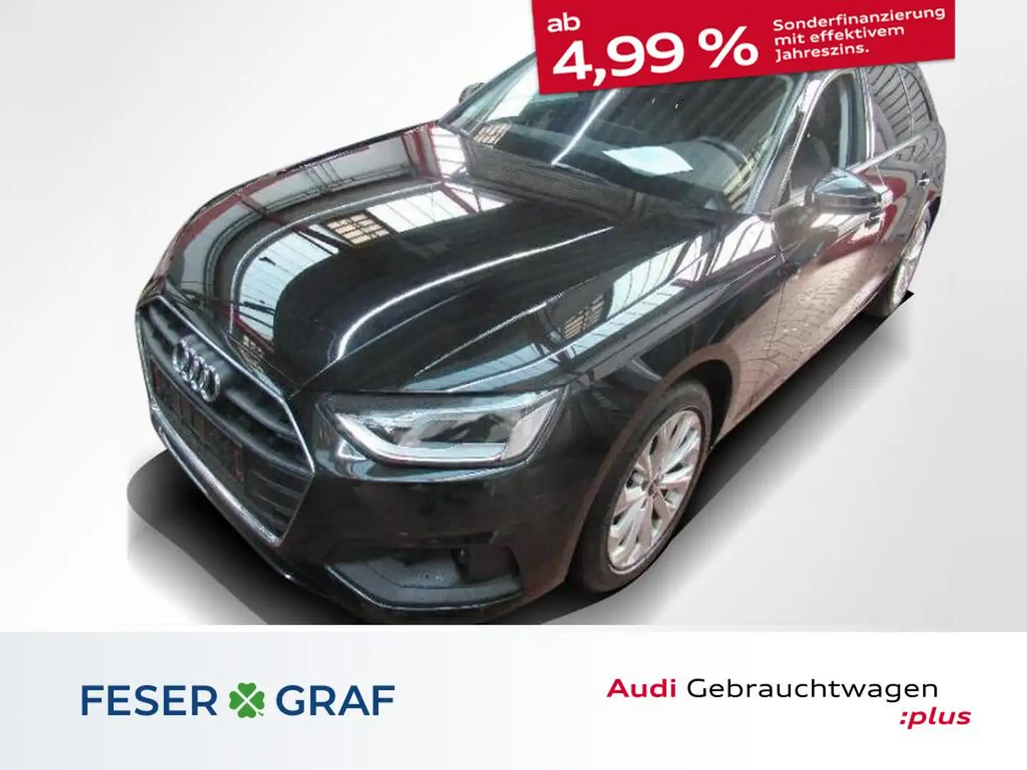 Audi A4 Avant 35 TDI S tronic Navi B&O Noir - 1