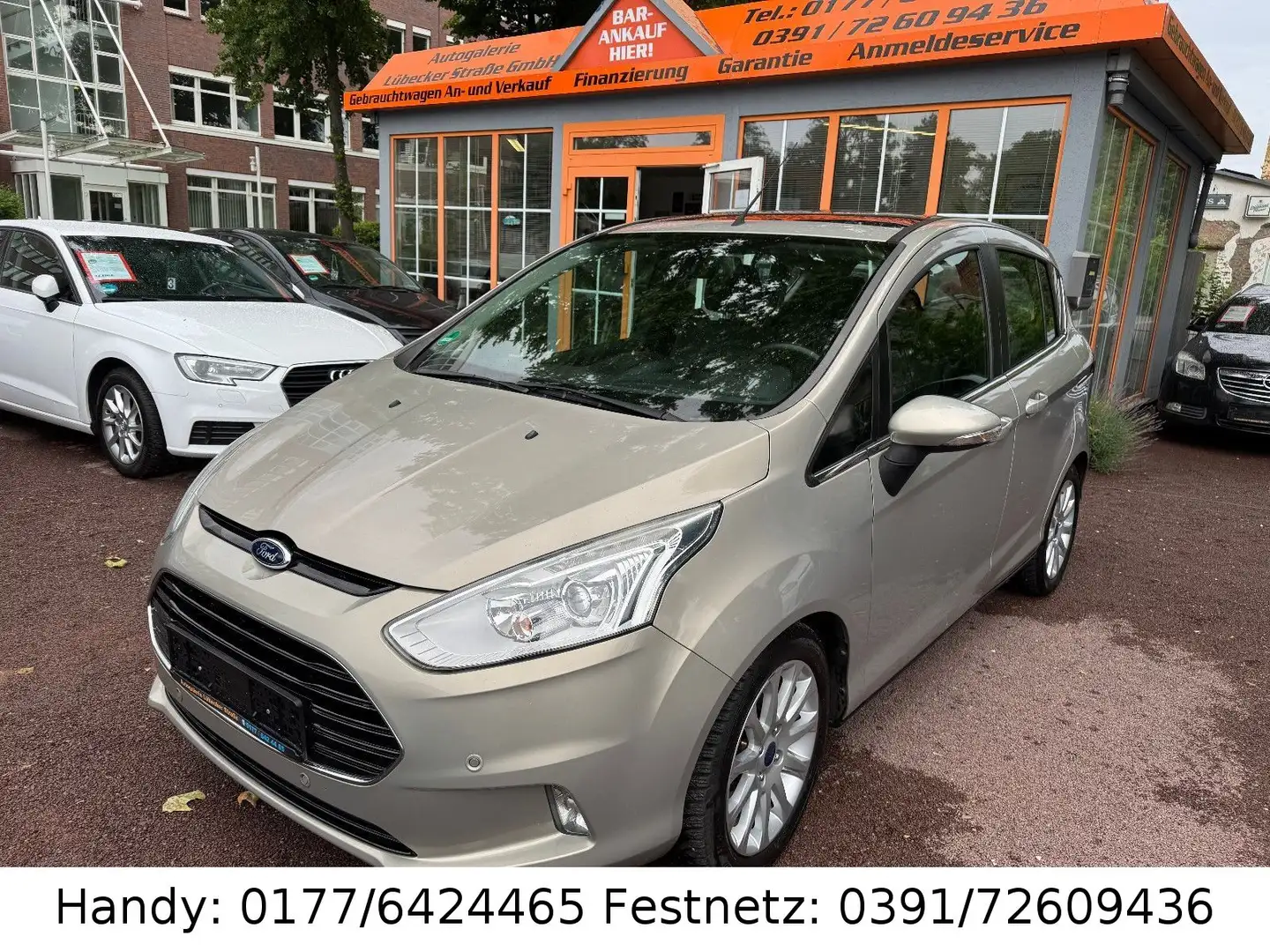 Ford B-Max 1,0 2.HAND/KLIMA/NAVI/SHZ/PDC/PANO/ALU Beige - 1