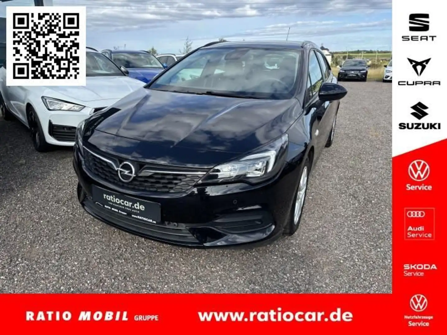 Opel Astra ASTRA K SPORTSTOURER EDITION 1.2 TURBO SZH EPH Noir - 1
