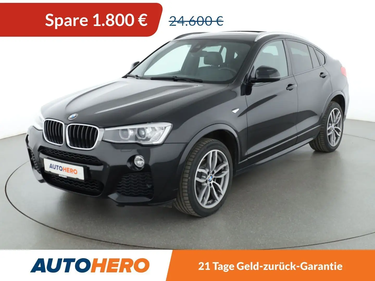 BMW X4 xDrive 20d M Sport Aut.*NAVI*BI-XENON*TEMPO*PDC* Schwarz - 1