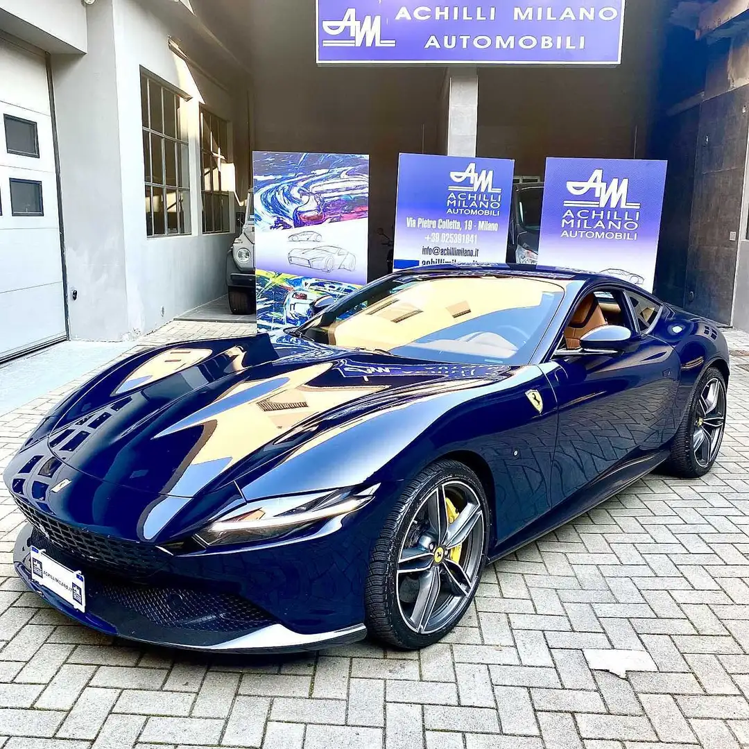 Ferrari Roma Roma FULL CARBO SUB LEASING  FERRARI Albastru - 1