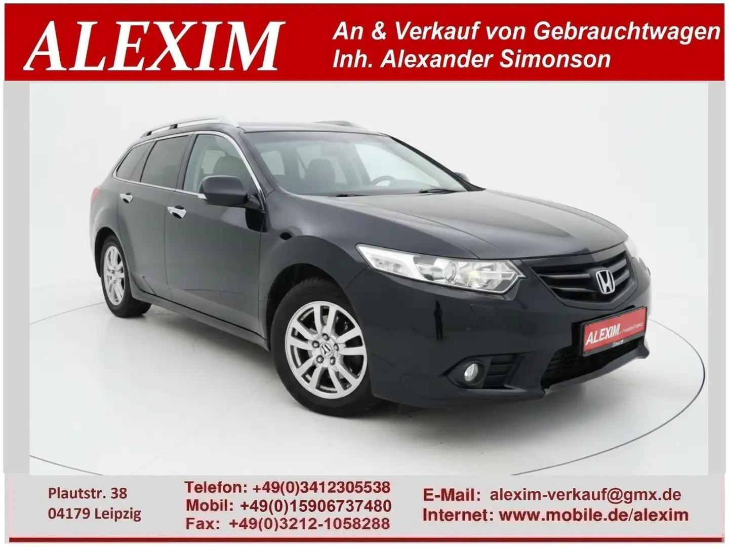 Honda Accord 2.0i Tourer Lifestyle/Xenon/Temp./Sound Schwarz - 1