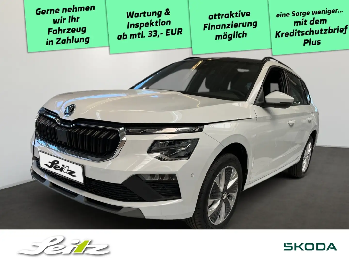 Skoda Kamiq 1.5 TSI DSG Selection *PANO*NAVI*KAMERA*MATRIX* Blanco - 1