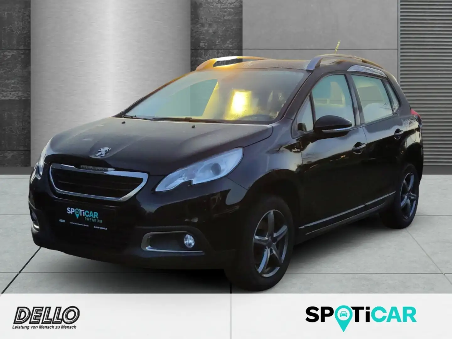 Peugeot 2008 Active PureTech 110 SHZ Temp Tel.-Vorb. PDC Regens Schwarz - 1