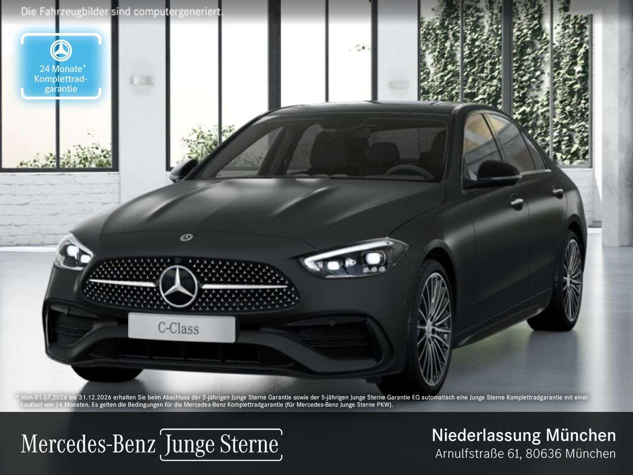 Mercedes-Benz C 300 — Mercedes-Benz C 300 d AMG+NIGHT+360+19"+TOTW+KEYLESS+9G
