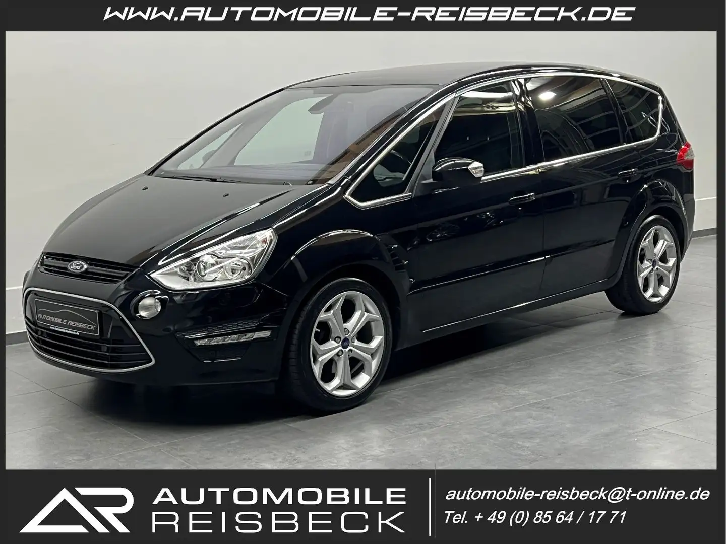 Ford S-Max S-MAX TDCi*Titanium*Xenon*AHK*Pano*Standhzg.* Zwart - 1