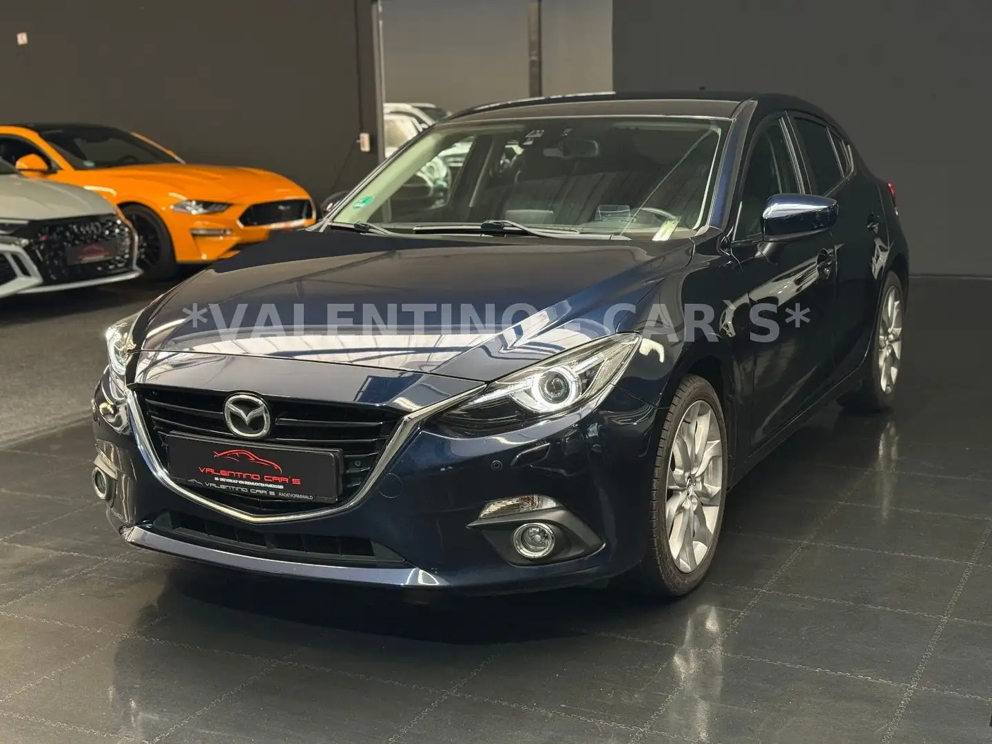 Mazda 3 Lim Sports-Line Bose/Kam/Nav/Headup/Temp/Leder Blu/Azzurro - 2