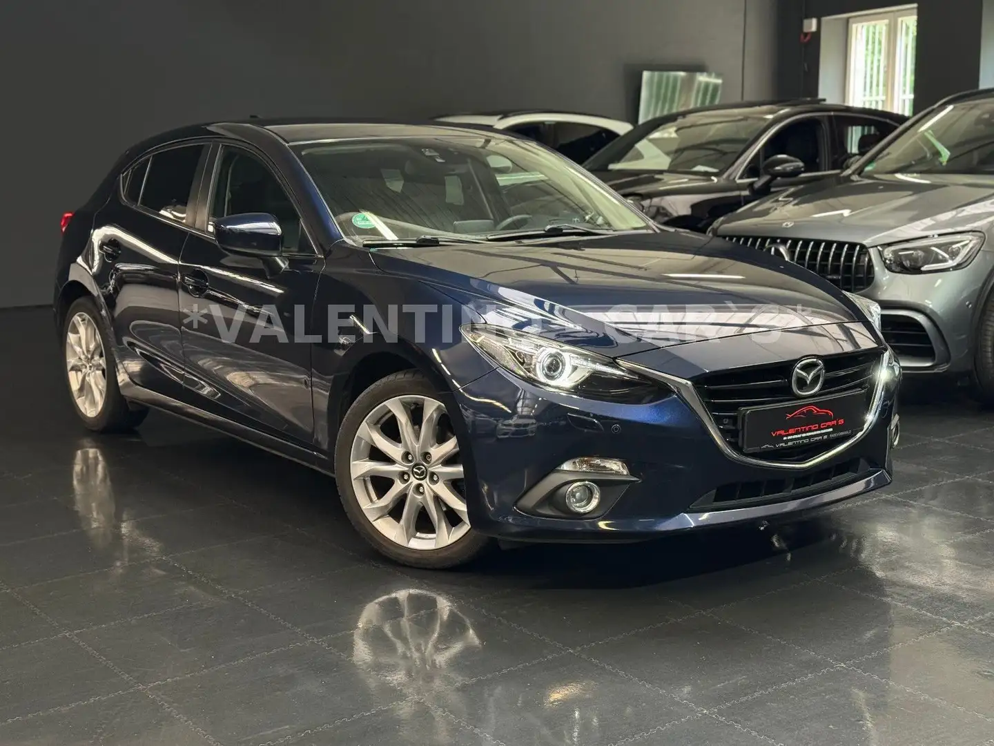 Mazda 3 Lim Sports-Line Bose/Kam/Nav/Headup/Temp/Leder Blu/Azzurro - 1