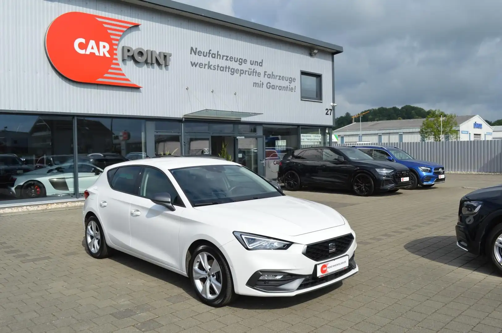 SEAT Leon FR *Virtual*LED*Navi*Ambi*Klimaauto*SportFW Blanc - 1
