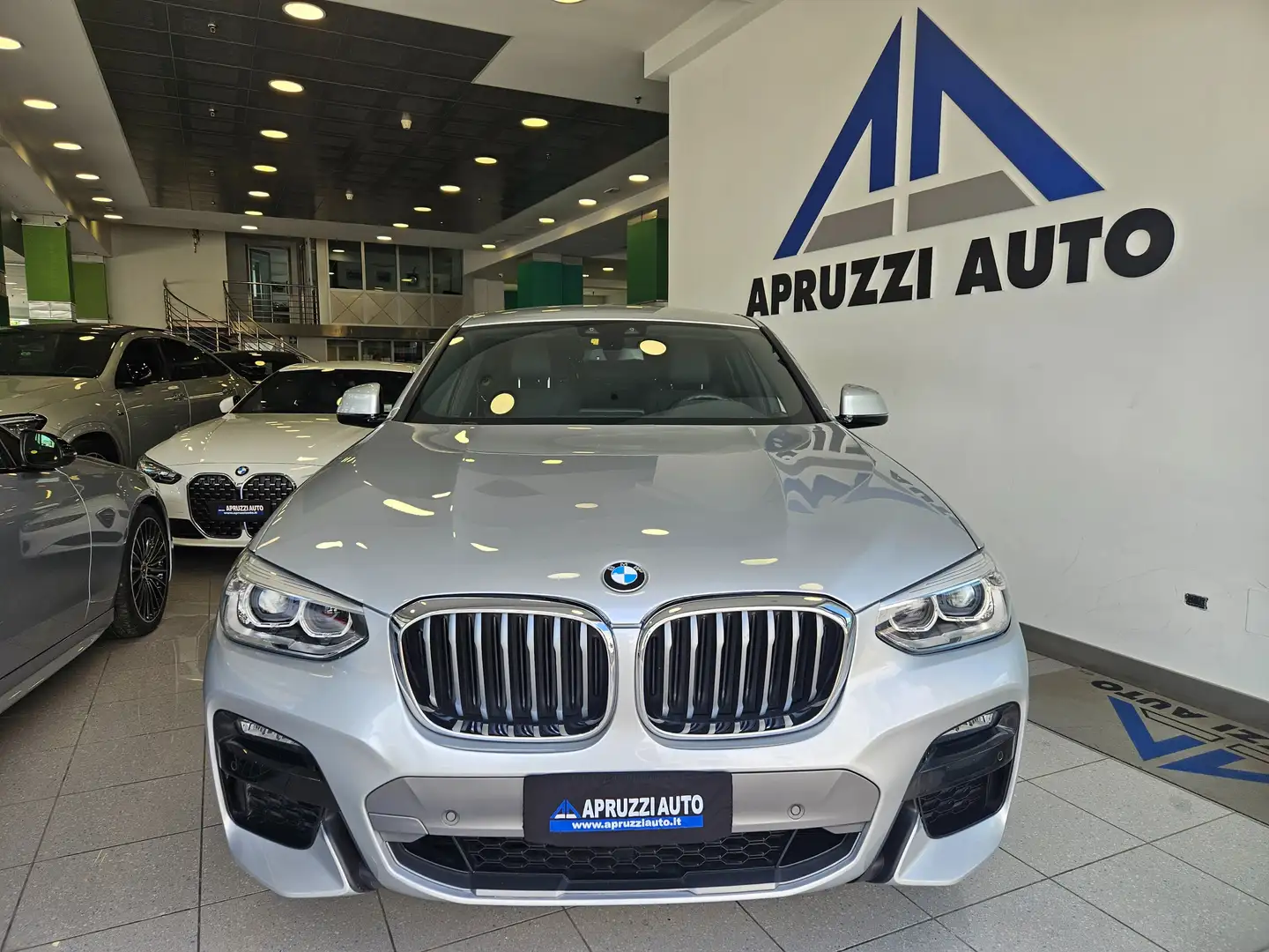 BMW X4 X4 xdrive20d mhev 48V Msport X auto RETROCAM NAVI Argento - 2