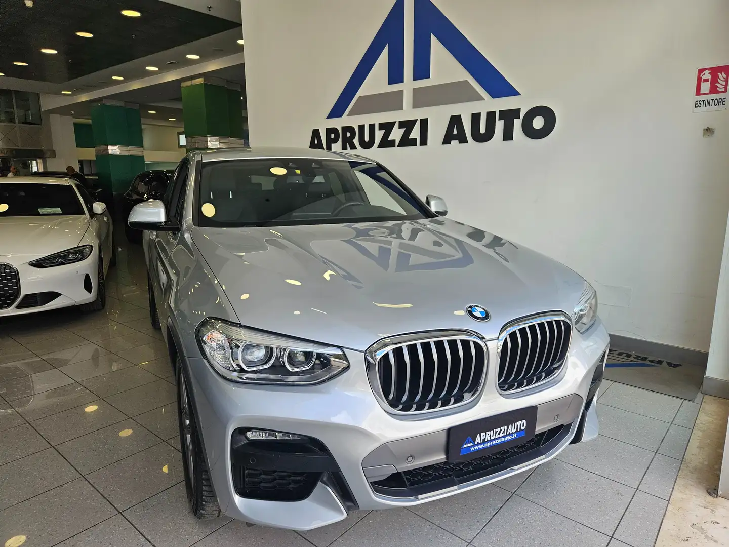 BMW X4 X4 xdrive20d mhev 48V Msport X auto RETROCAM NAVI Argento - 1