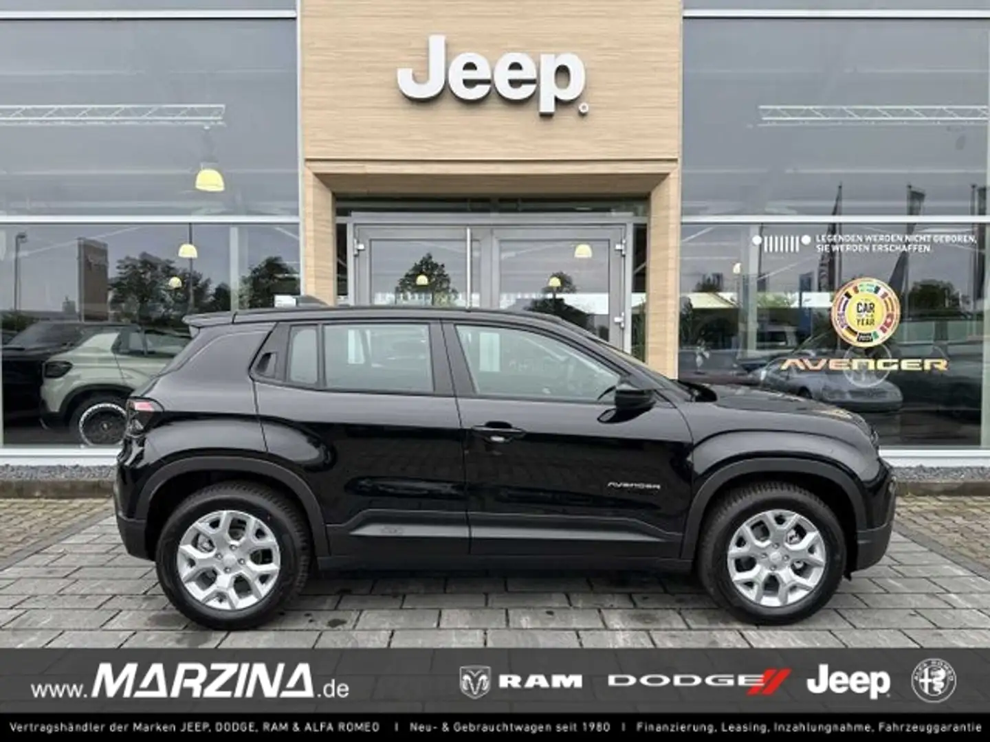 Jeep Avenger Altitude 1.2 Winter NAVI Allwetter SH Digitales Co Noir - 1
