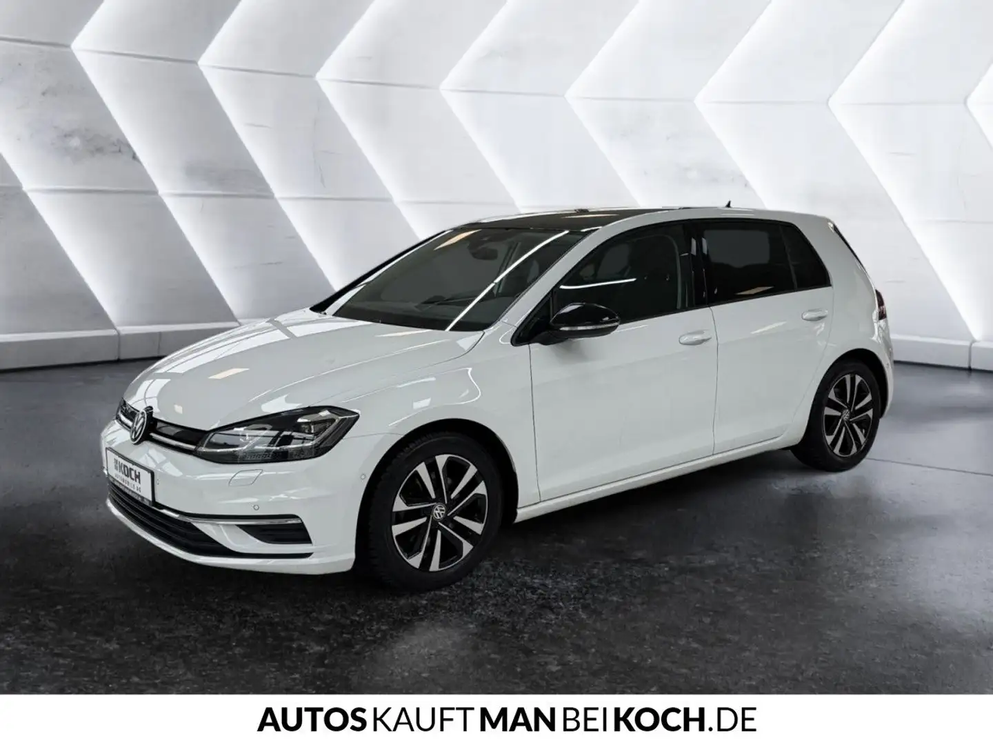 Volkswagen Golf VII 1,5 TSI IQ.Drive Navi,PanoDach,LED,Sitzh Weiß - 2