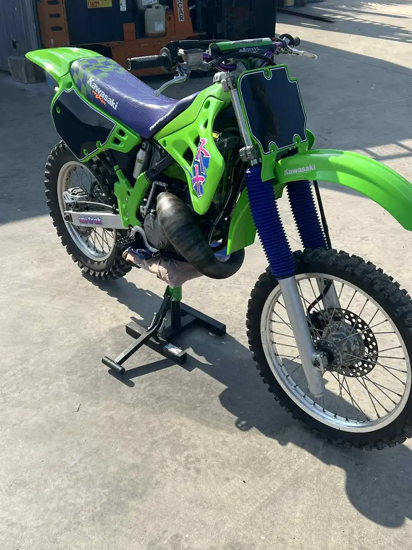 Kawasaki KX 125 r Зелёный - 2