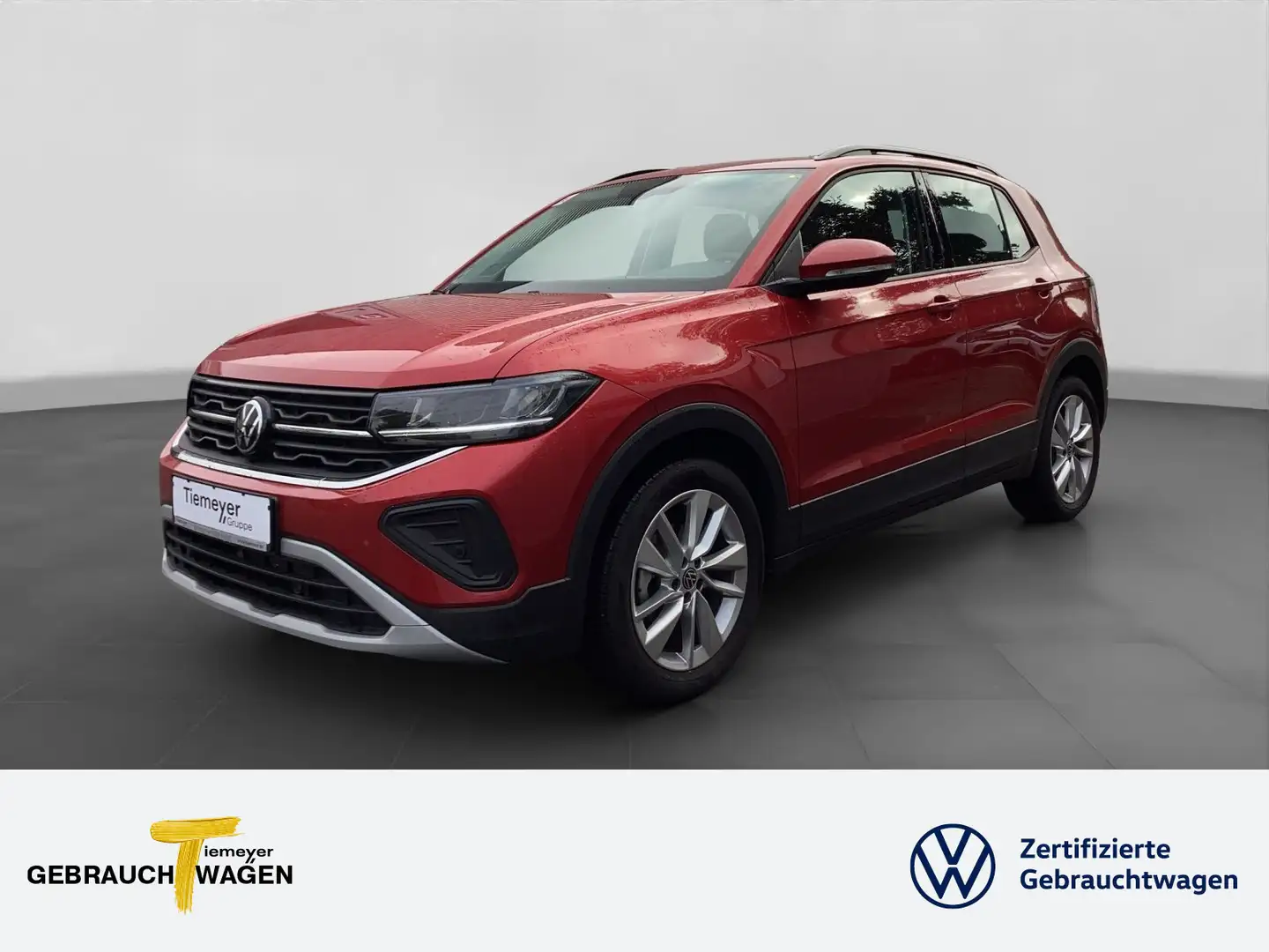 Volkswagen T-Cross 1.0 TSI DSG LIFE LM17 NAVI SITZHZG ACC Rosso - 1