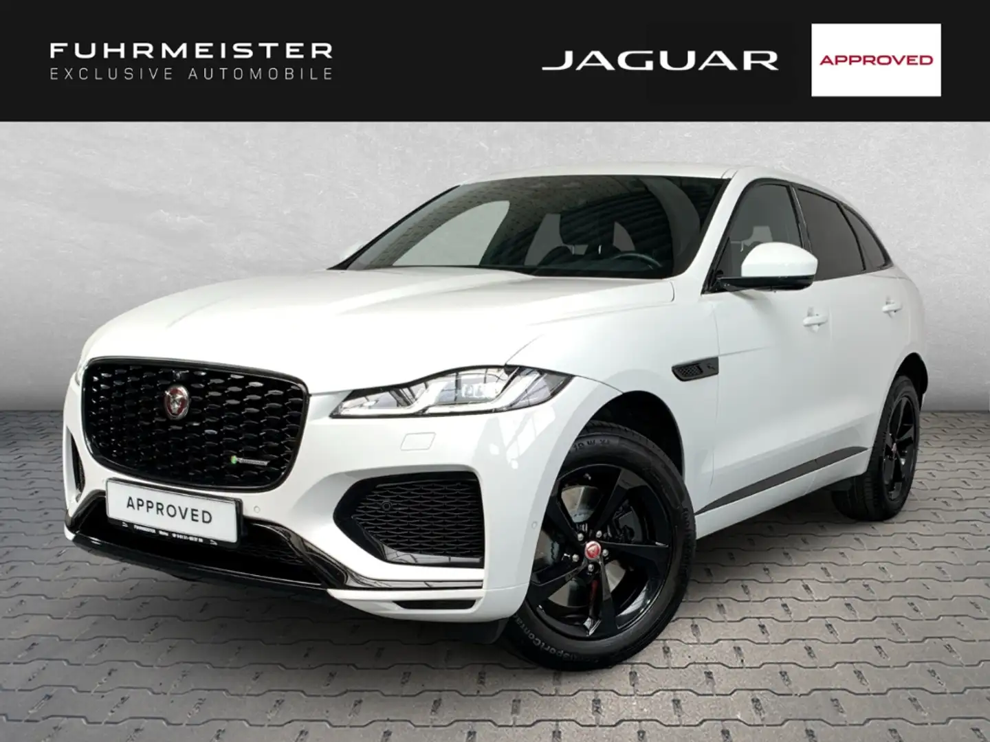 Jaguar F-Pace R-Dynamic SE D300 Black Pack Toter Winkel Spurassi Weiß - 1