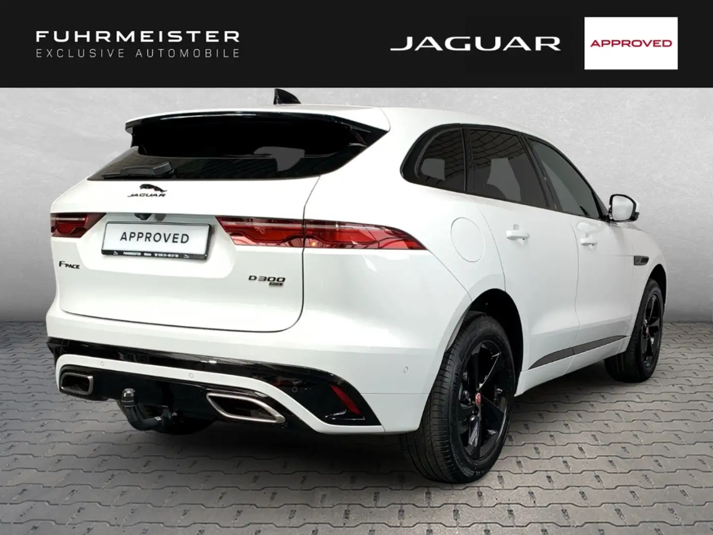 Jaguar F-Pace R-Dynamic SE D300 Black Pack Toter Winkel Spurassi Weiß - 2