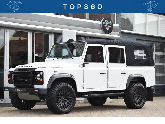 Land Rover Defender 2.2 D 110" Cabrio! Uniek | Grijs Kenteken
