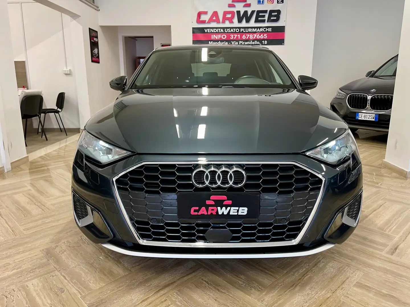 Audi A3 AUDI A3 SPB 35 2.0 TDI 150cv Advanced 2021 Gris - 2