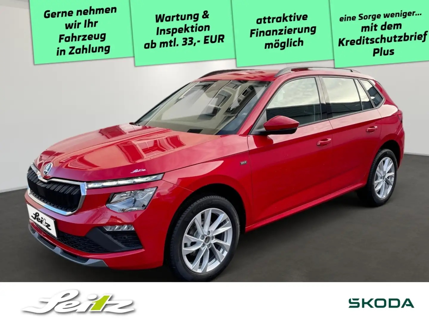 Skoda Kamiq 1.0 TSI Selection *AHK*APPCON*KAMERA* Rot - 1
