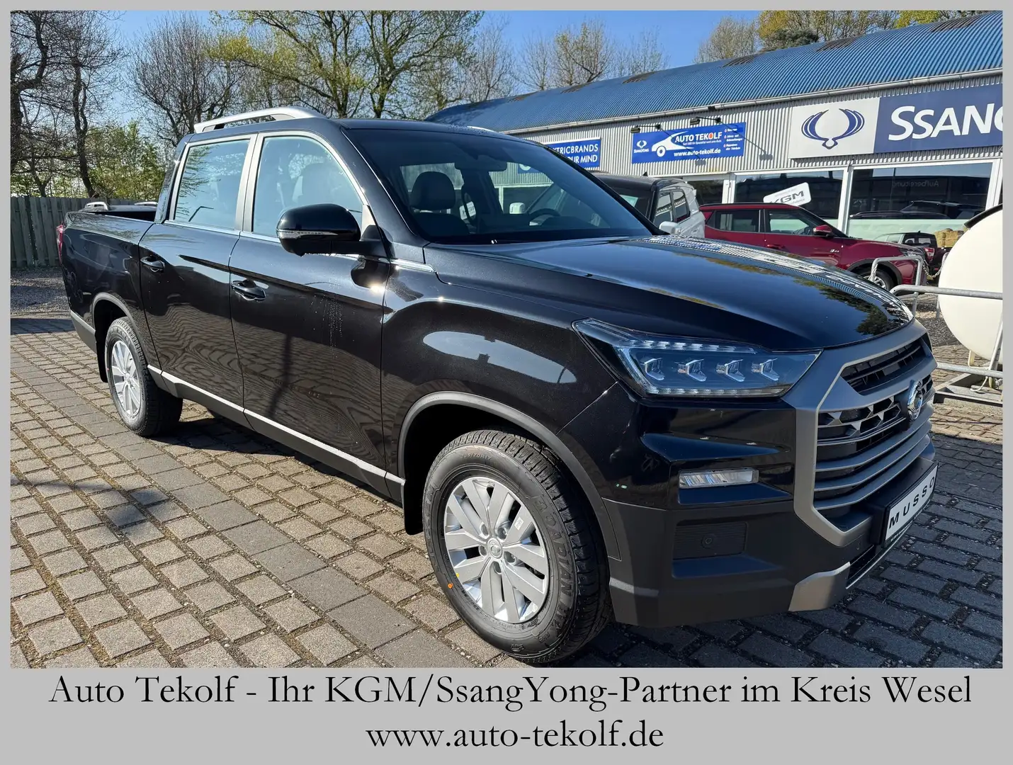 KGM Musso Grand. Ausstattung LUX 4WD Automatik, Leder. Schwarz - 1