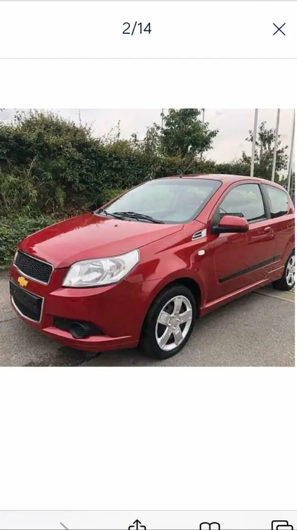 Chevrolet Aveo 1.2i L Rouge - 1