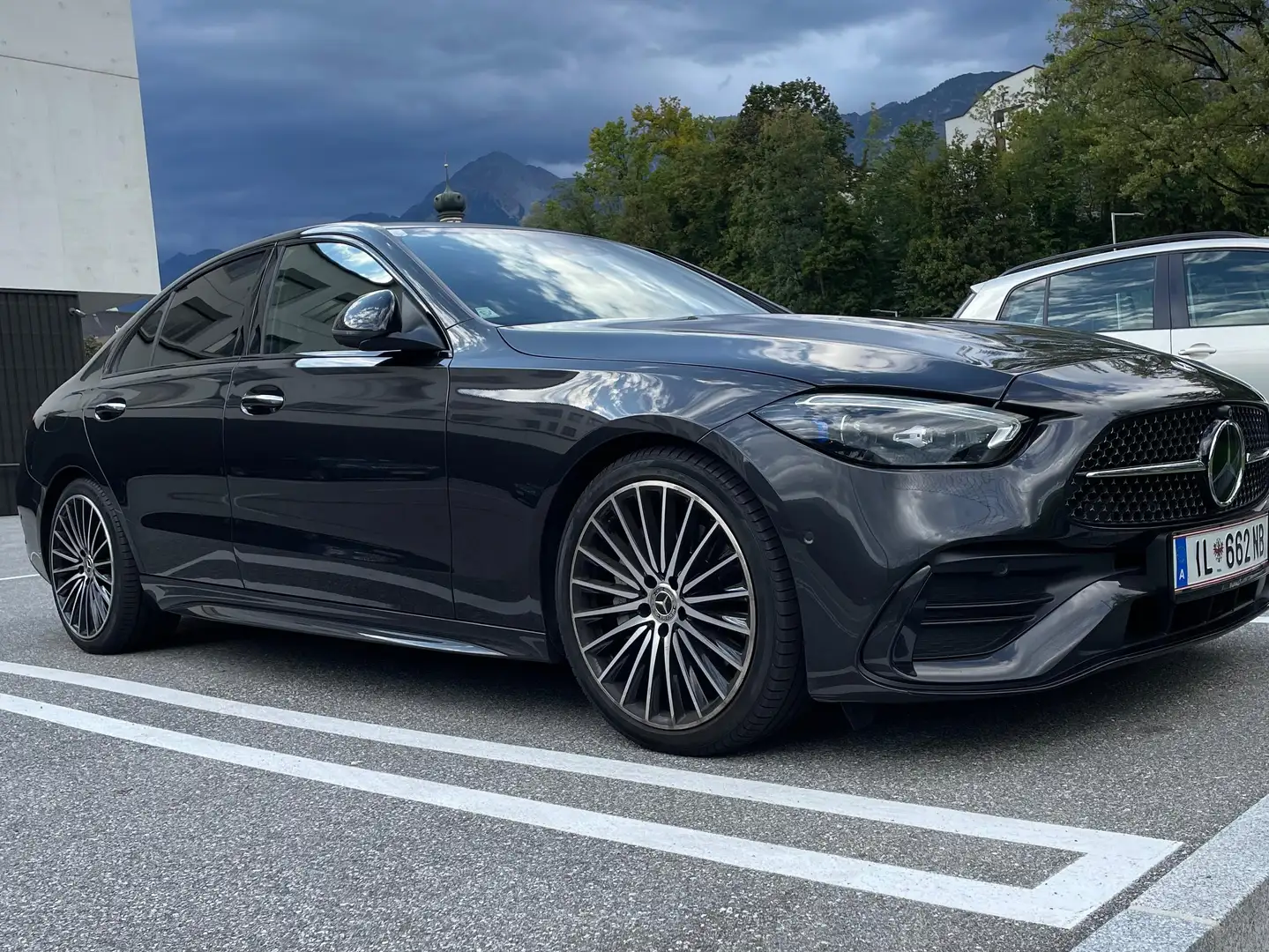 Mercedes-Benz C 220 MBUX-AMG line-06.2028 Garantie Grau - 2